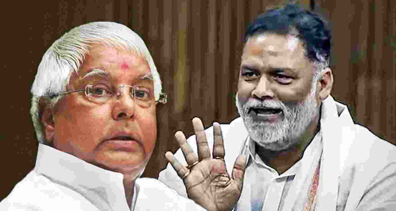 Lalu Yadav urged to step in and resolve seat disputes by Pappu Yadav.