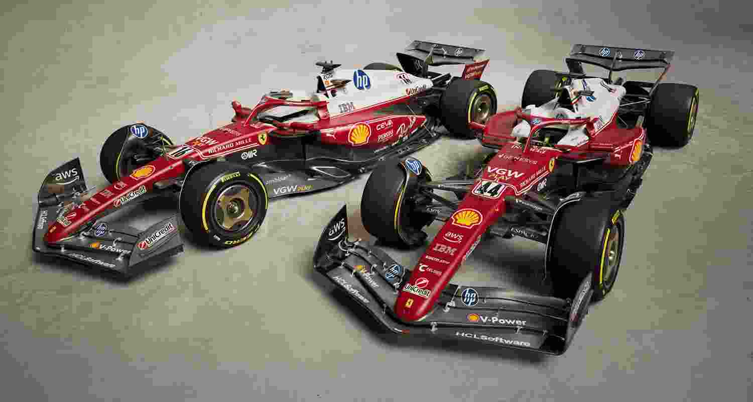Ferrari unveil special Monza livery in honour of Lauda.
