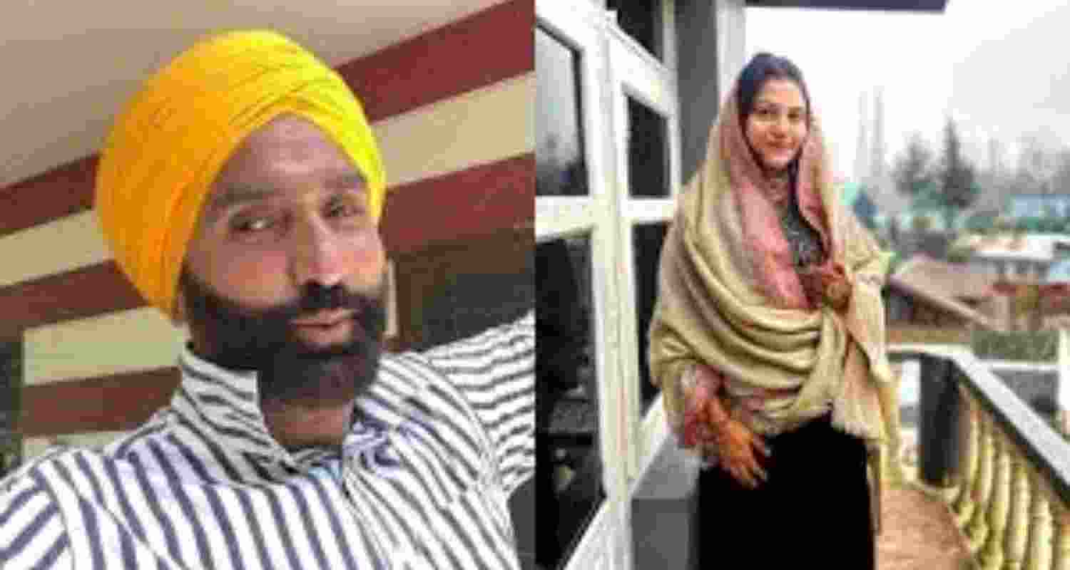 Rupnagar resident Jasbir Singh (L) and Haryana's Jyoti Malhotra are both social media influencers who have been arrested on charges of espionage