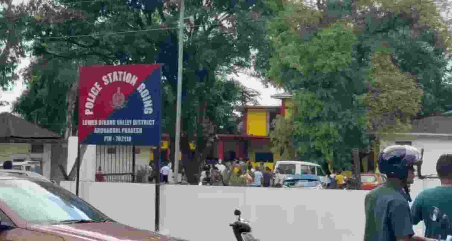 Custodial death in West Siang leads to mob vandalism of Police Station. File Photo.