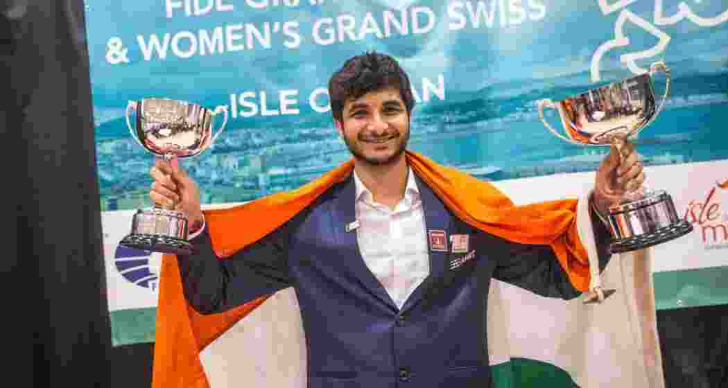 Vidit Gujrathi winning the FIDE Grand Swiss title in November 2023. File Photo. 