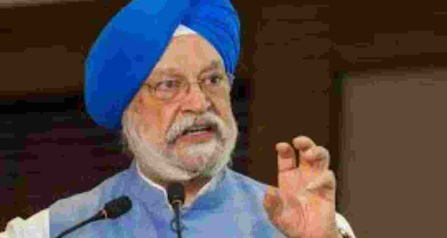 File Photo of Oil Minister Hardeep Singh Puri