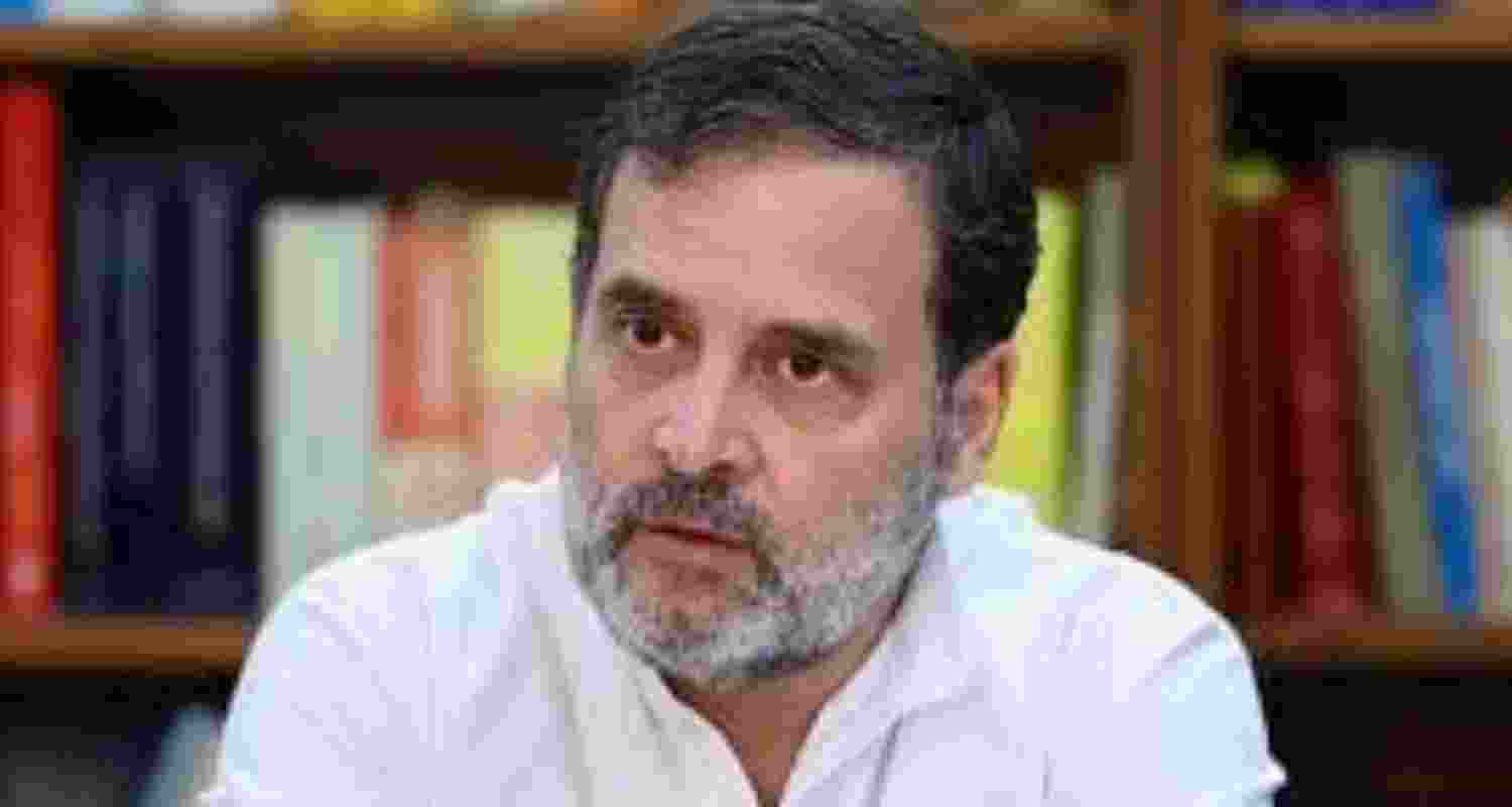The Leader of Opposition in the Lok Sabha Rahul Gandhi.