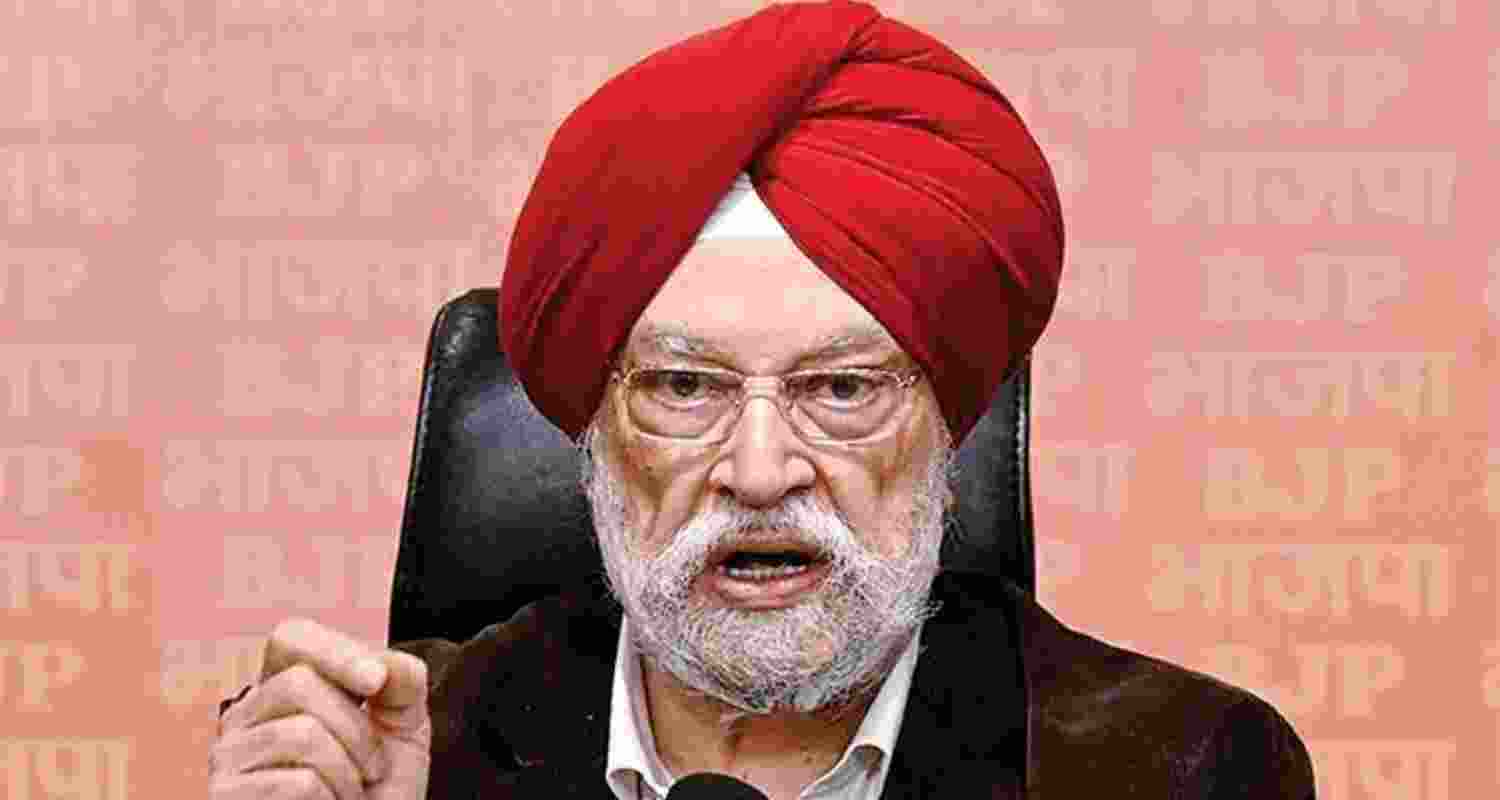  Union Petroleum and Natural Gas Minister Hardeep Singh Puri. 