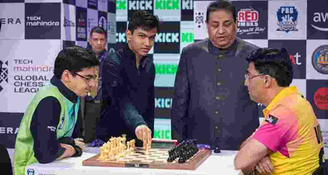 Former Grandmaster Viswanathan Anand's Ganges Grandmasters loses to Alaskan Knights.