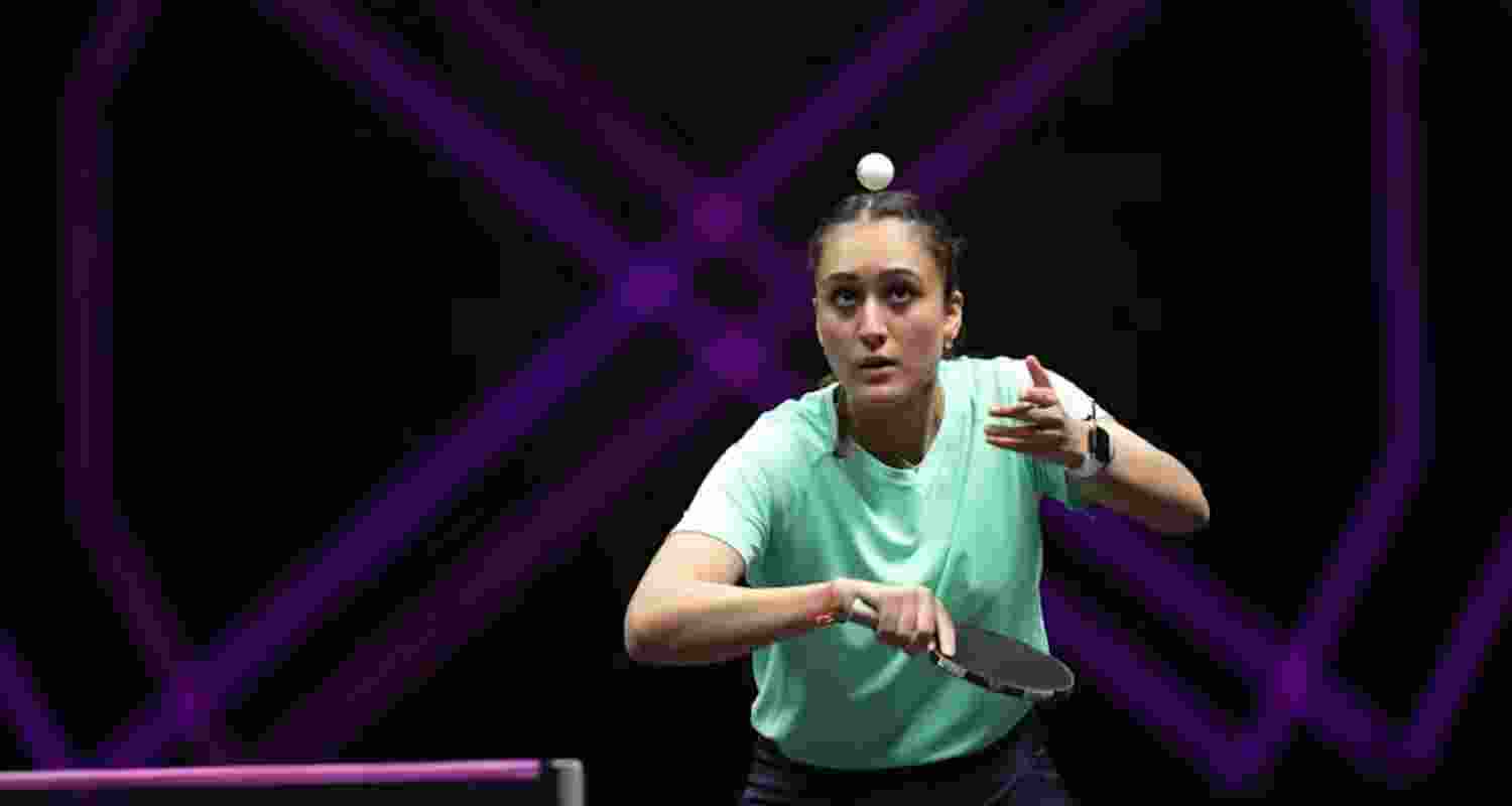 Manika Batra. Image taken from Olympics.