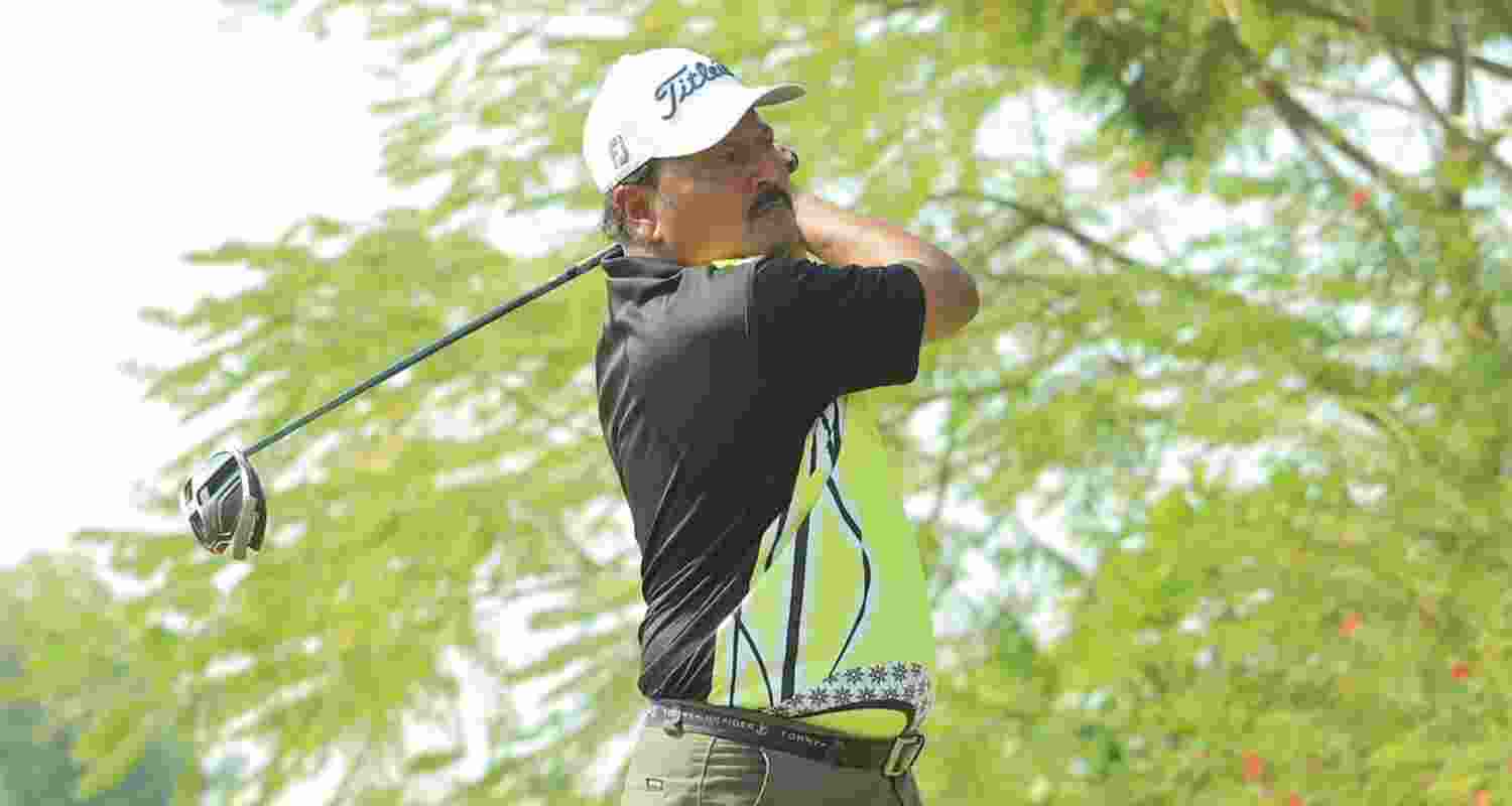  Indian golfer Vijay Kumar. 