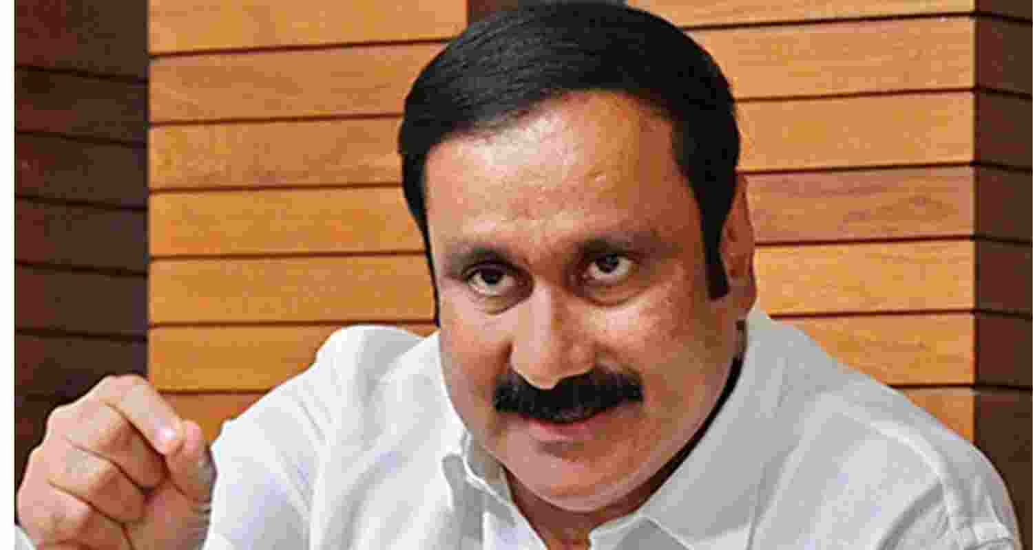 PMK leader Dr Anbumani Ramadoss. PMK leader Dr Anbumani Ramadoss.