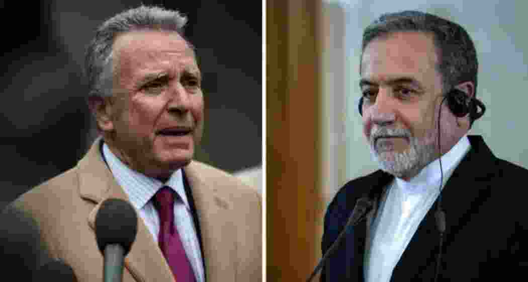 President Trump’s special envoy, Steve Witkoff, and Iran’s foreign minister, Abbas Araghchi.