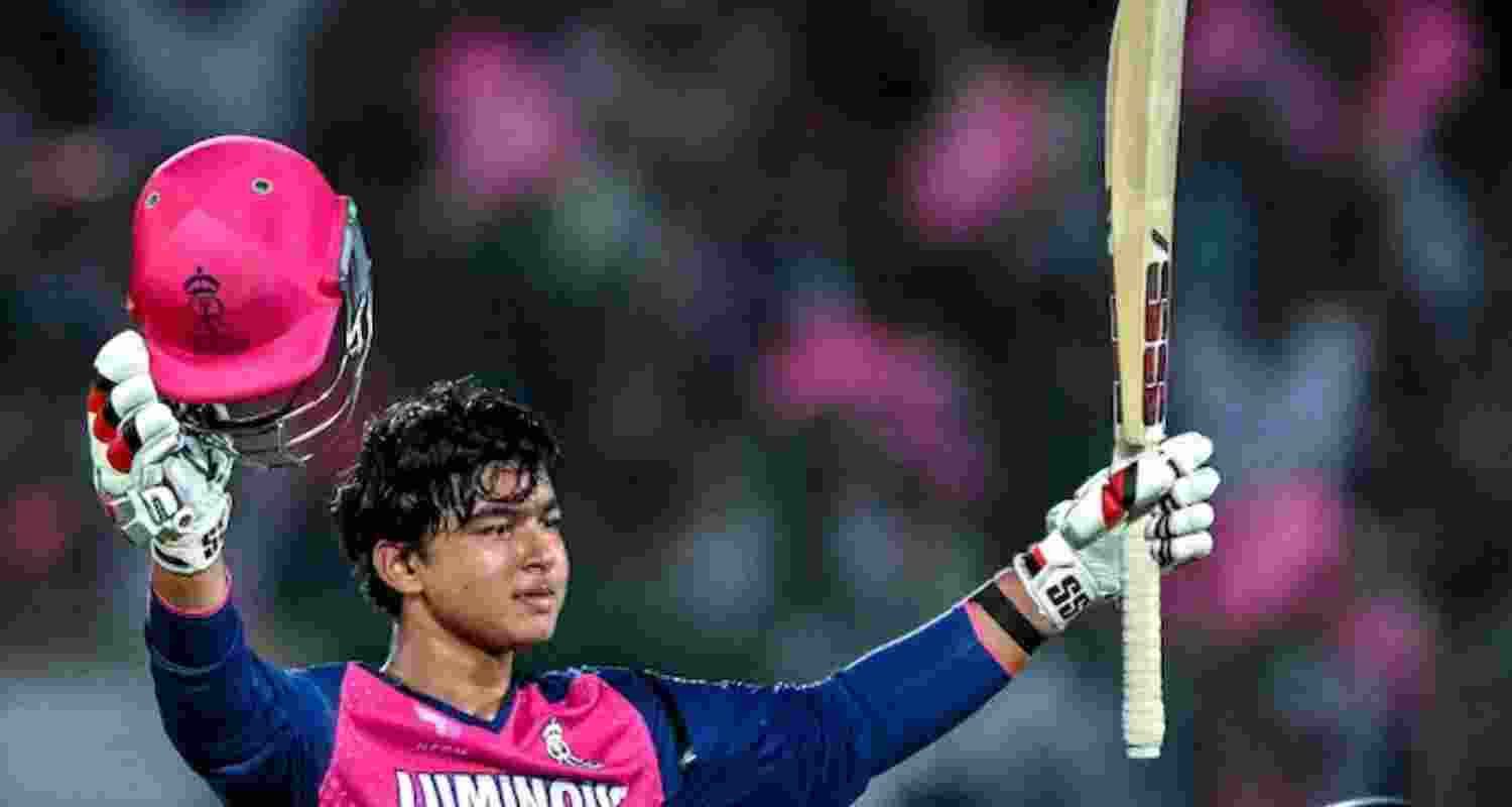 Vaibhav Suryavanshi hit a 35-ball hundred for Rajasthan Royals in IPL 2025.