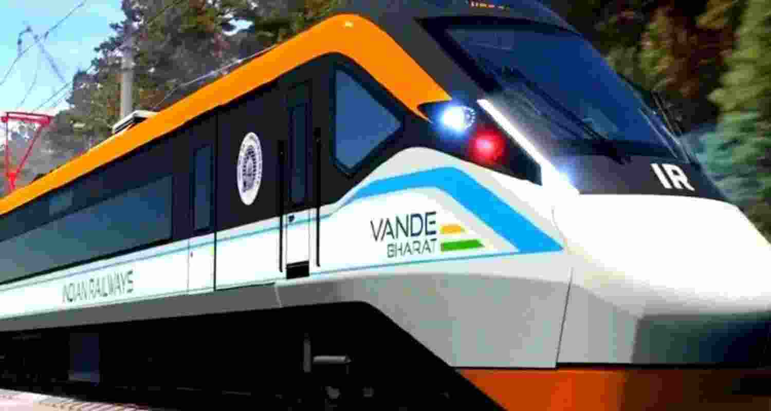 Concept design of the Vande Bharat sleeper train.