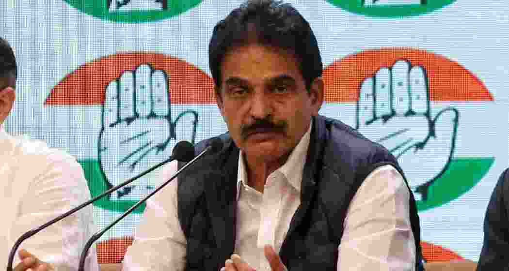 Congress MP KV Venugopal.