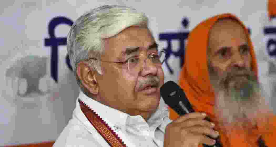 A file photo of VHP president Alok Kumar. 