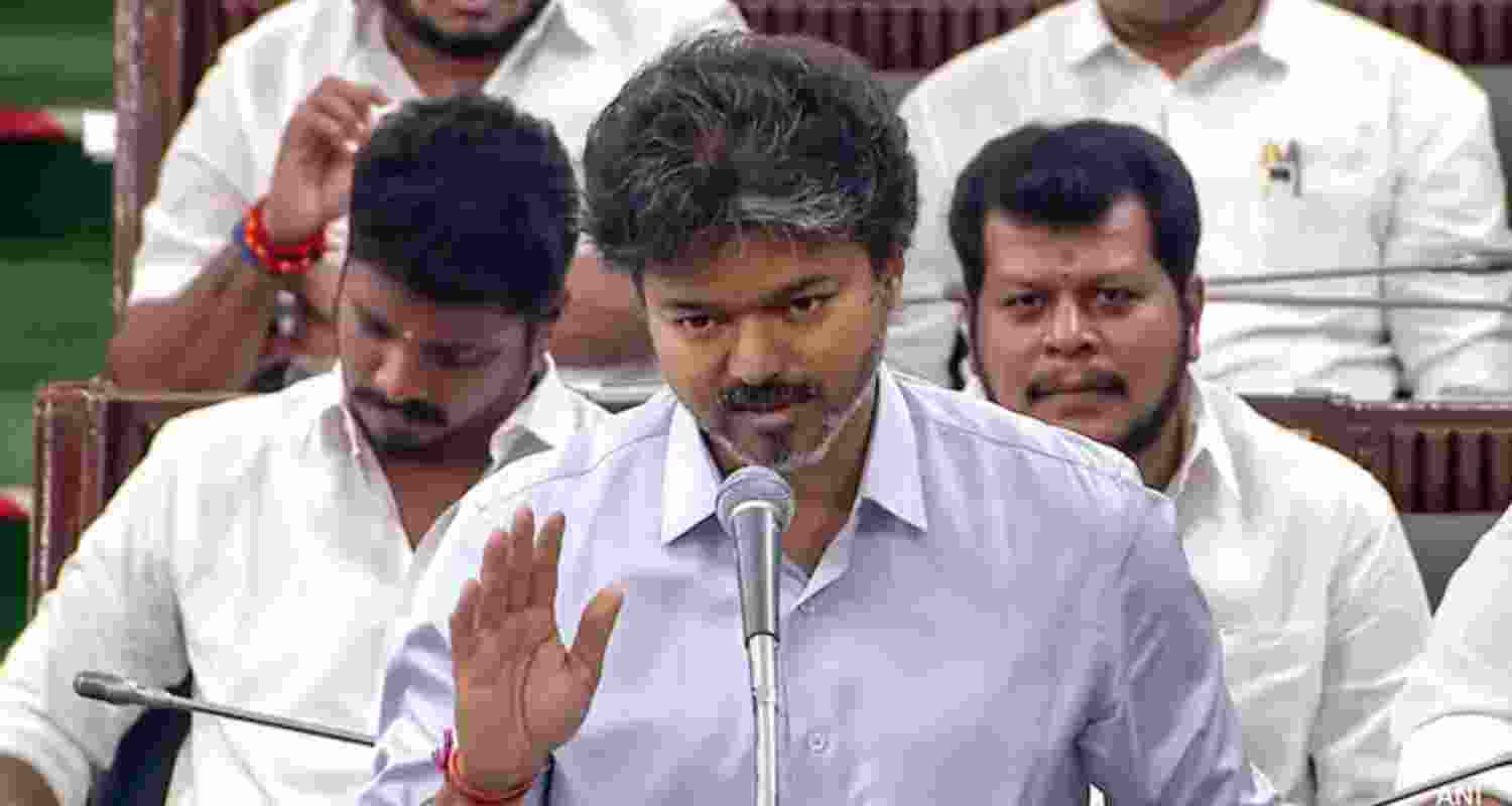 Tamil Nadu Chief Minister C Joseph Vijay