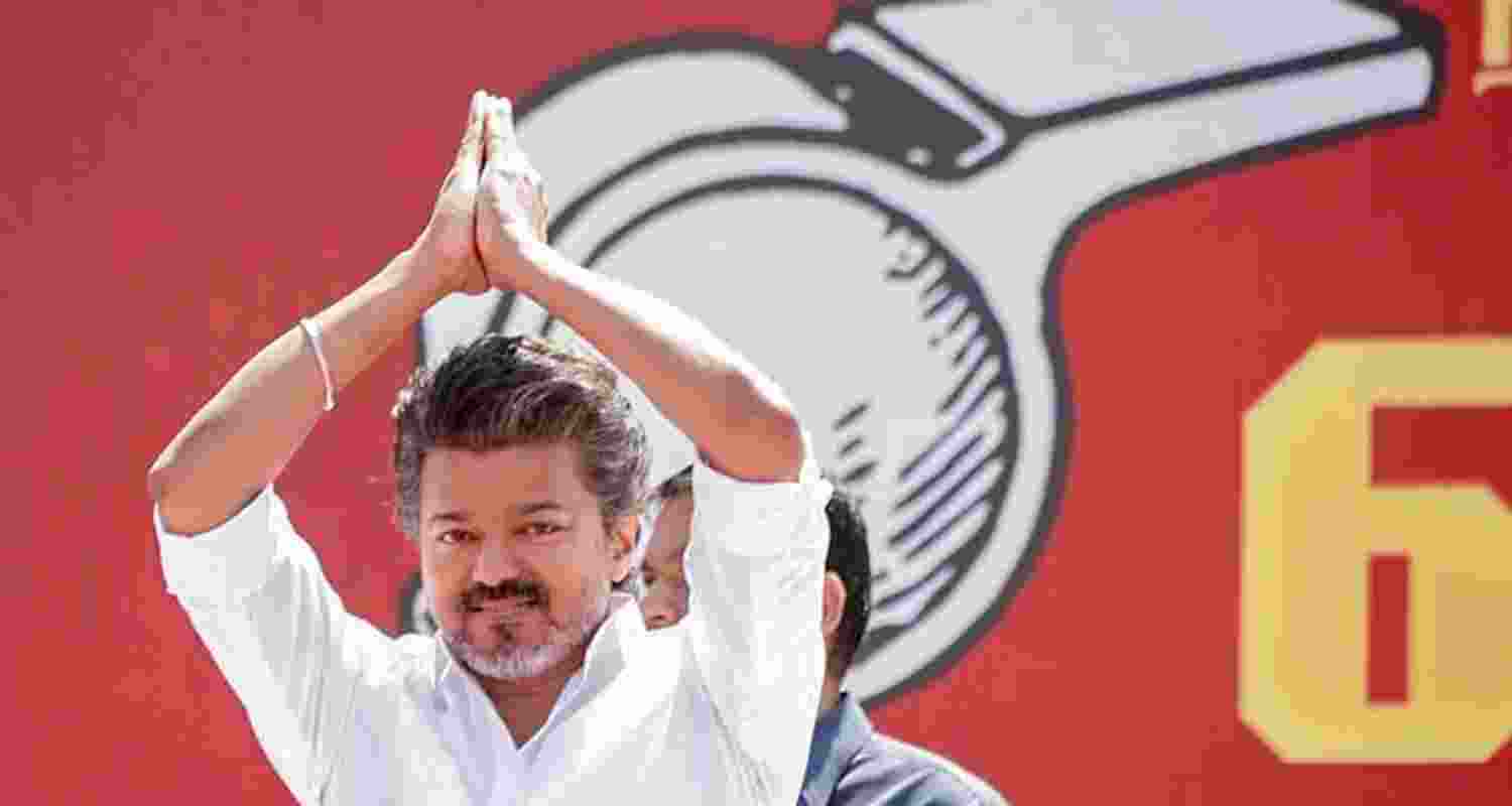 Tamilaga Vettri Kazhagam (TVK) chief Vijay.