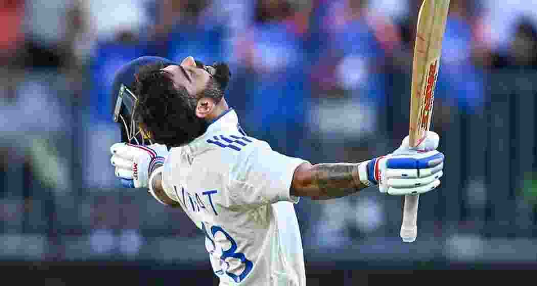 India’s cricketing icon, Virat Kohli, in action.