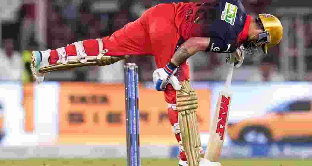 Virat Kohli suffered the hamstring injury during the IPL final against GT.