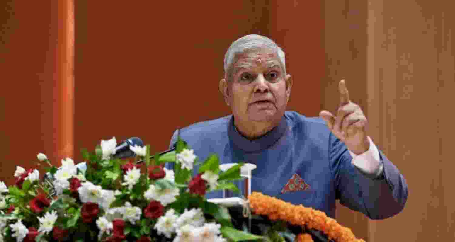 Vice President Jagdeep Dhankhar. File photo.