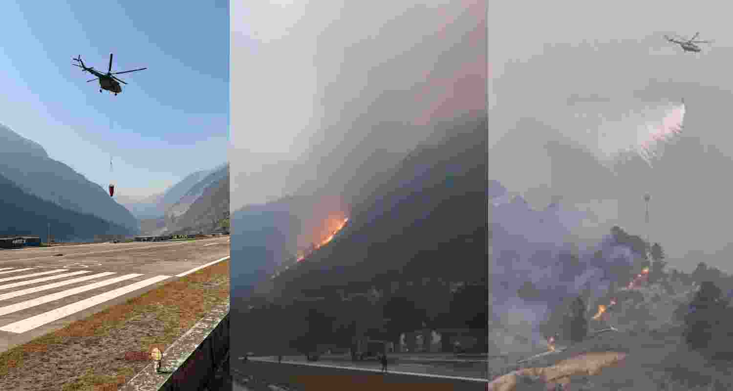 IAF douses Walong blaze with 1.39 lakh litres. 