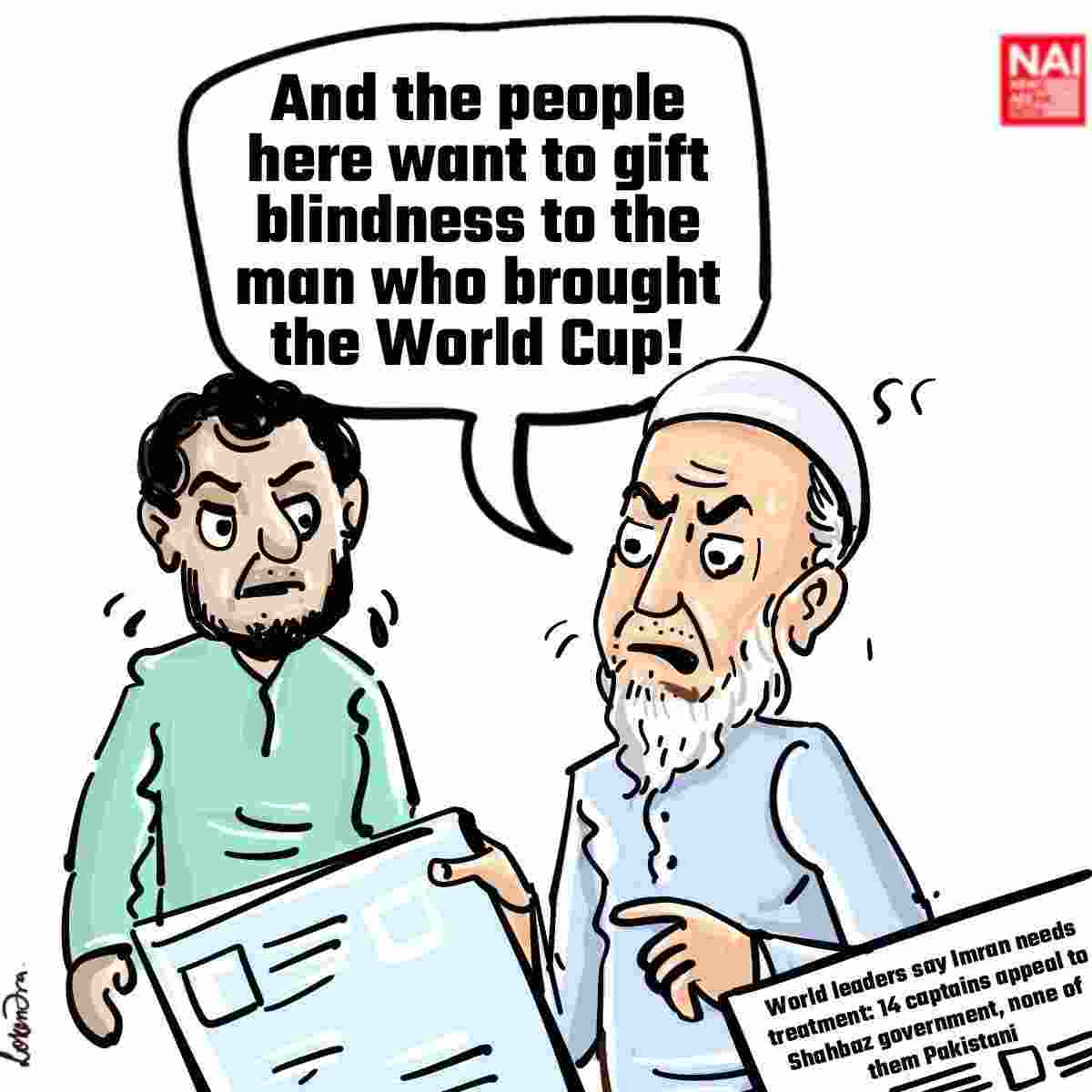 "1992: Brought the Cup. 2026: Begging for sight!"