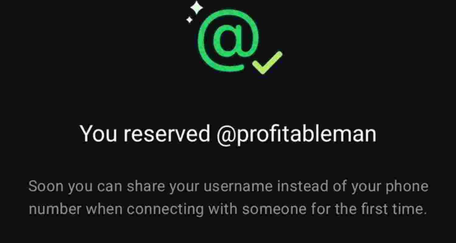 WhatsApp rolls out usernames: Reserve yours now WhatsApp rolls out usernames: Reserve yours now
