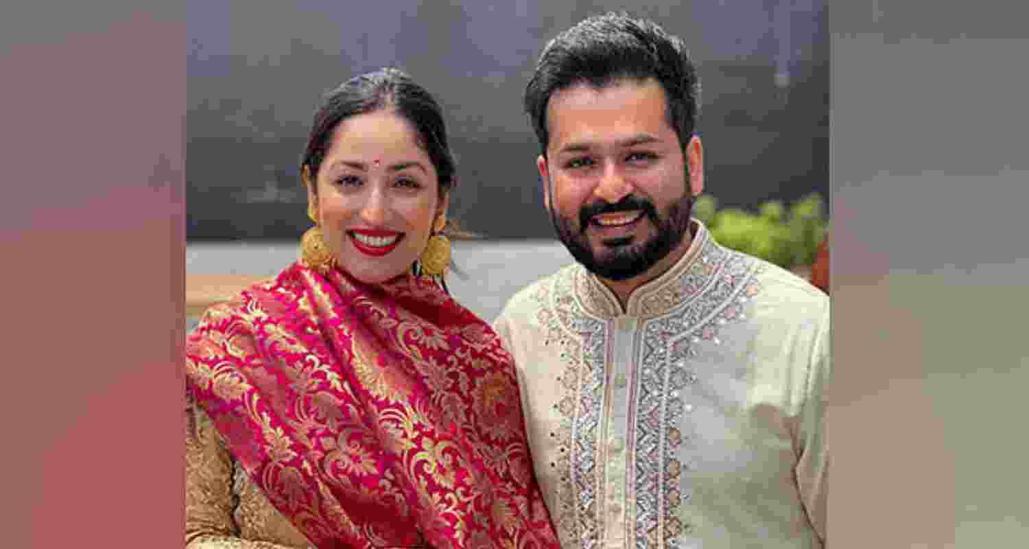 Actor Yami Gautam and filmmaker Aditya Dhar. 