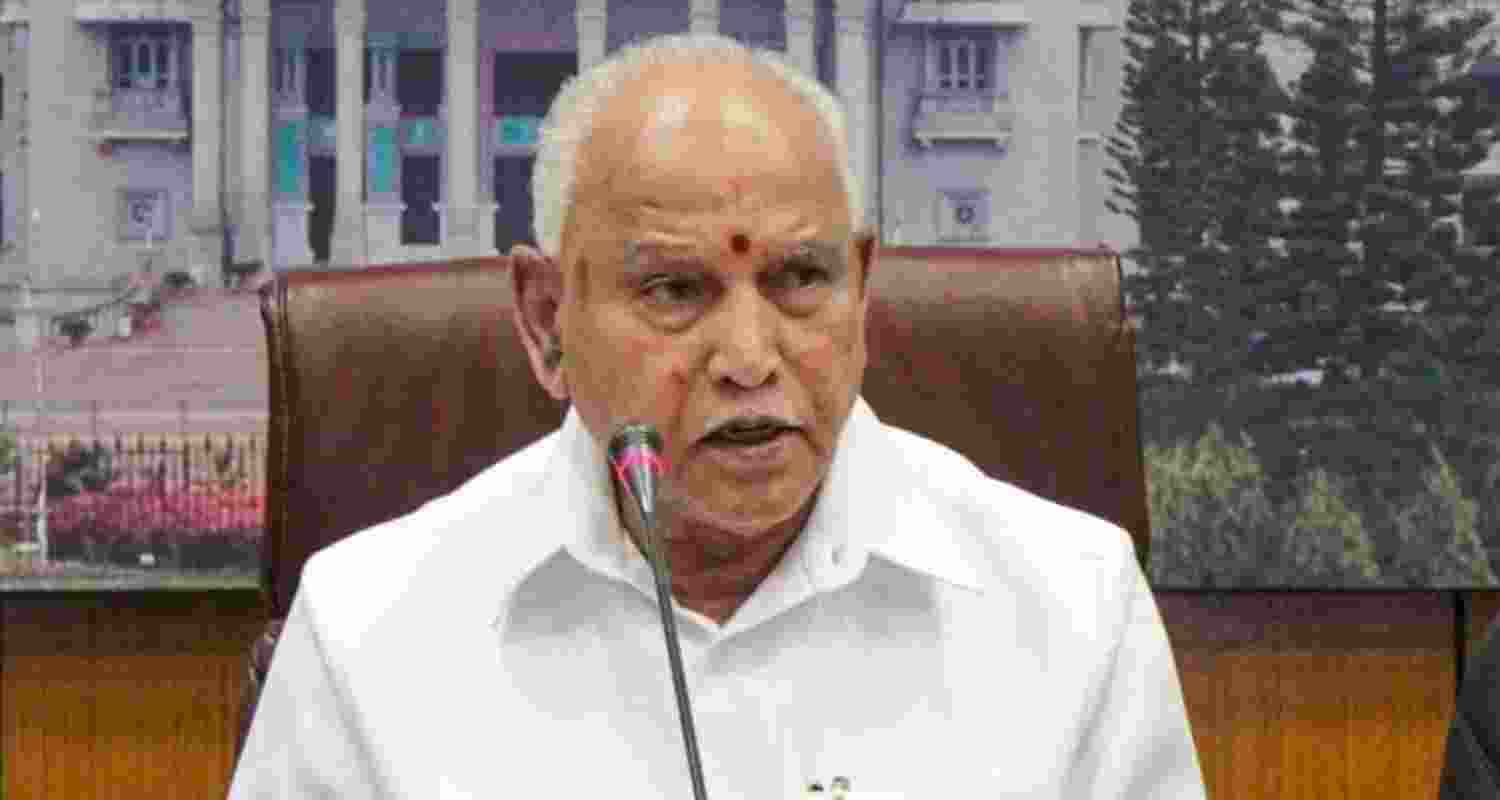 An image of Karnataka CM BS Yediyurappa. 
