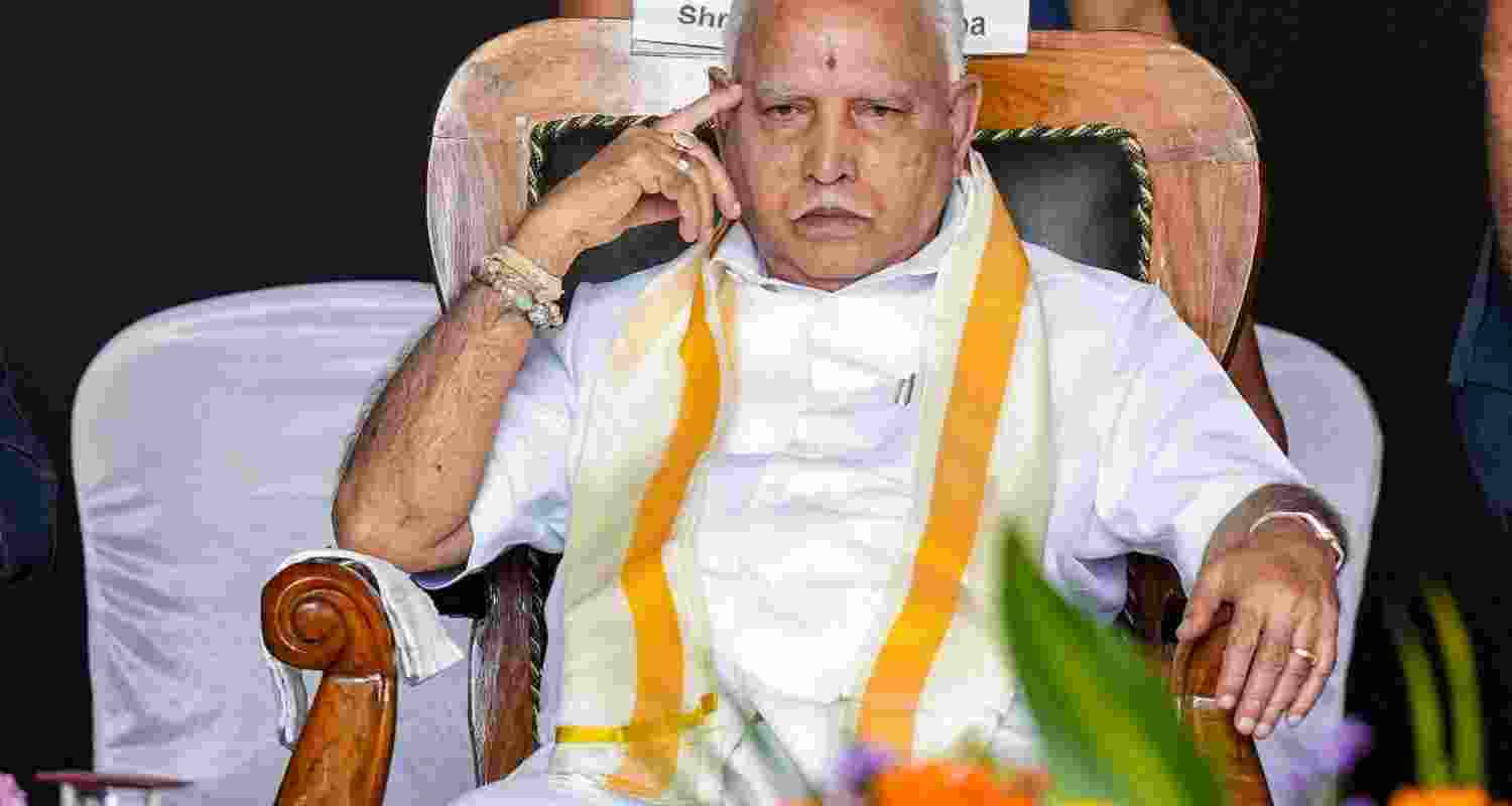 Former Karnataka CM B S Yediyurappa.