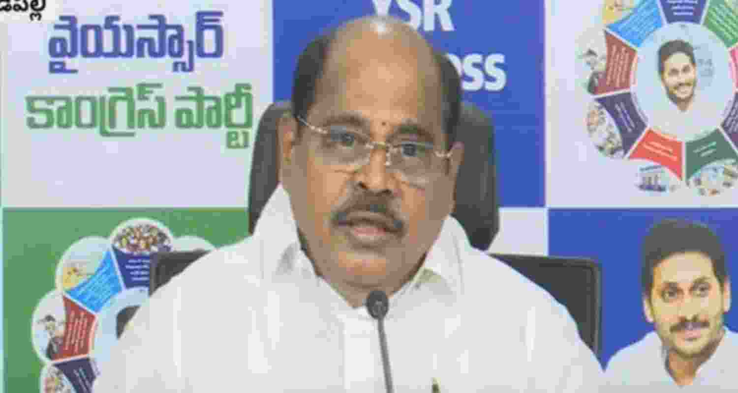 YSRCP employees' wing state president N Chandrasekhar Reddy.