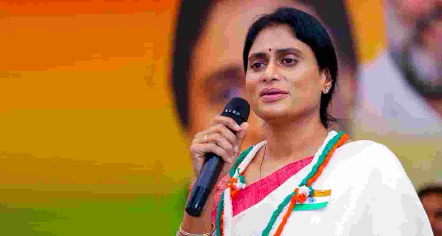Andhra Congress president YS Sharmila. File photo.