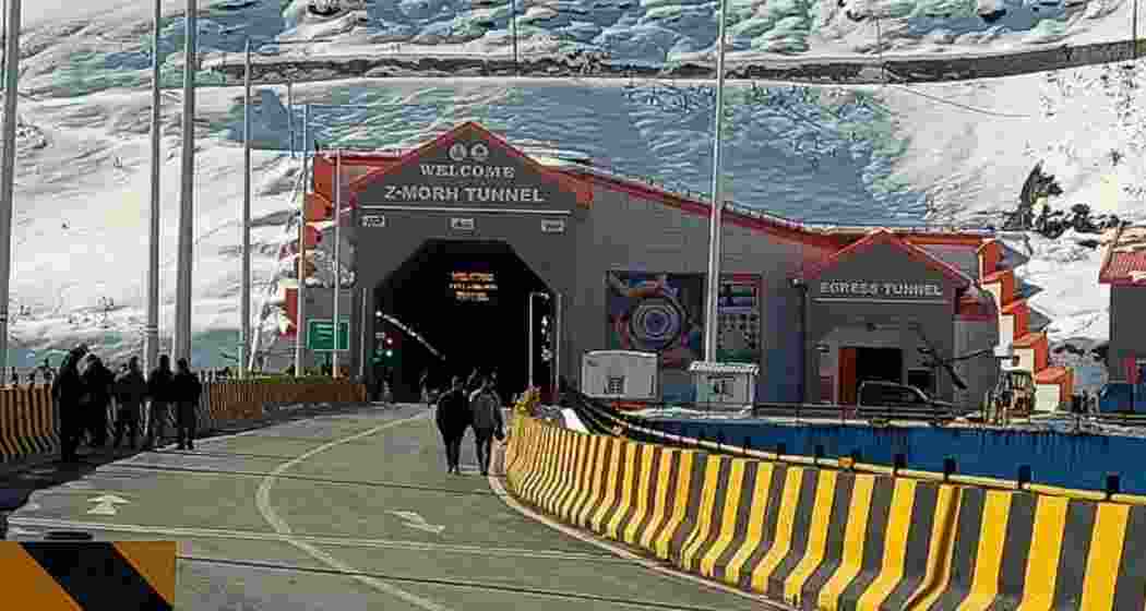 The Z-Morh tunnel in Jammu and Kashmir’s Sonamarg. File photo.