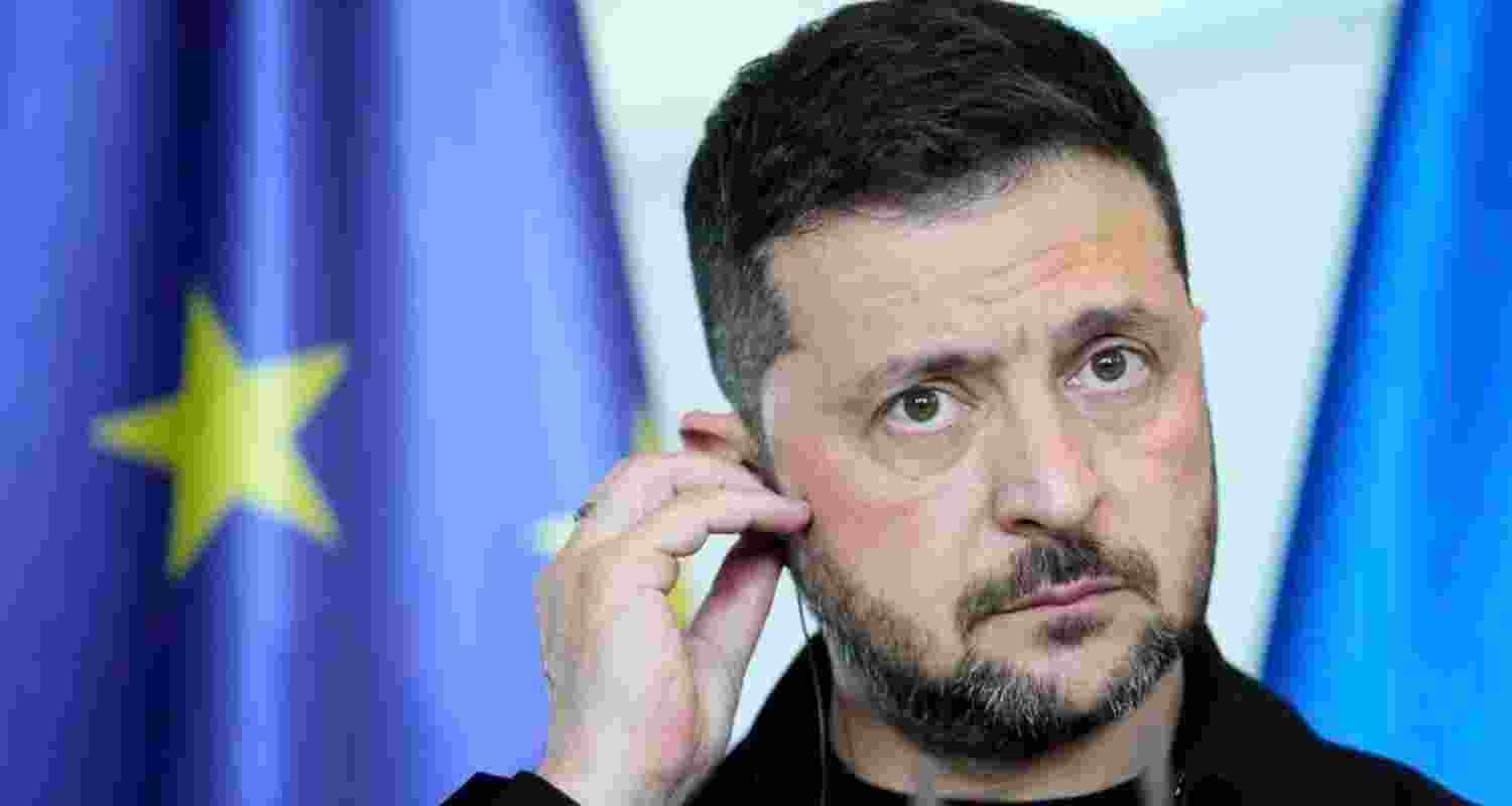 Ukrainian president Volodymyr Zelensky.