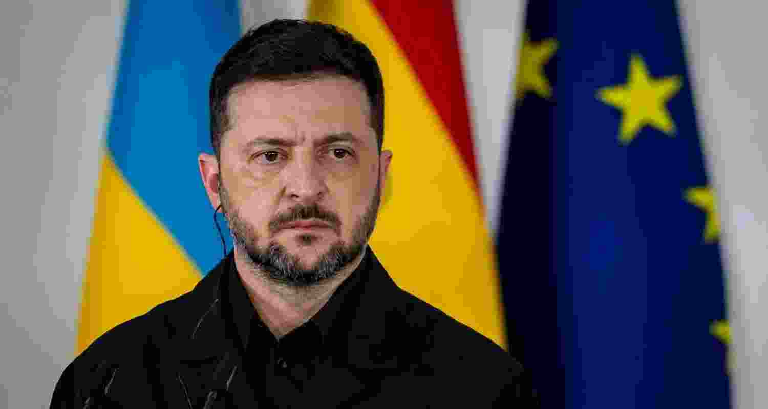 A file photo of Ukraine’s President Volodymyr Zelenskyy.