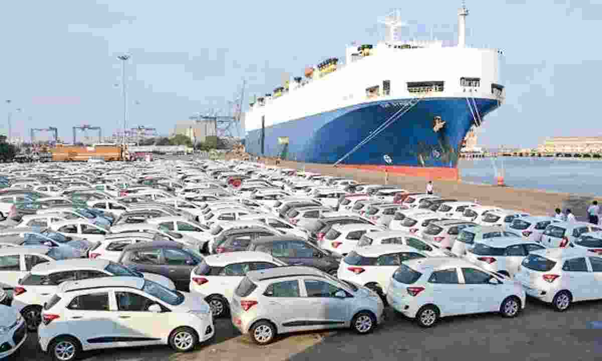 Automobile exports from India rise 14 pc in Apr-Sep period Automobile exports from India rise 14 pc in Apr-Sep period