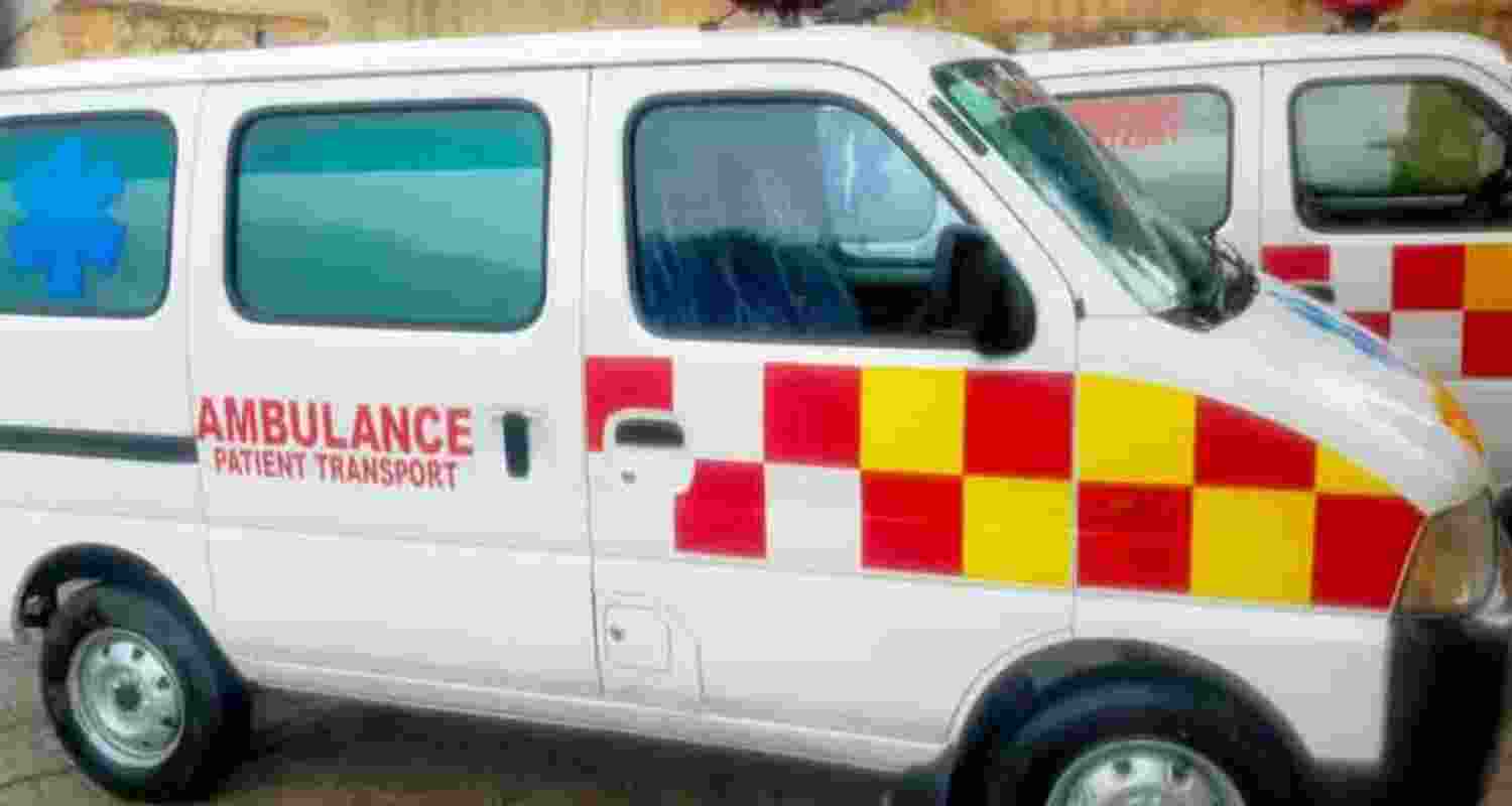 Ambulance stolen in Bengal Ambulance stolen in Bengal