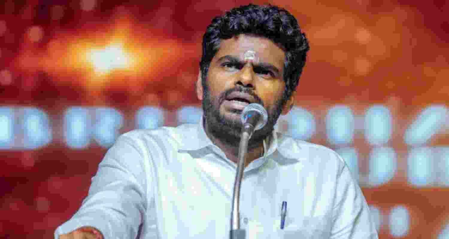 BJP leader K Annamalai - file image. BJP leader K Annamalai - file image.