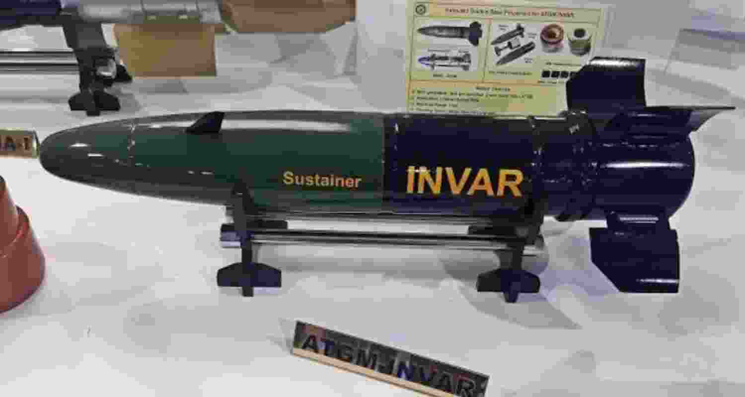 INVAR anti-tank missiles. INVAR anti-tank missiles.