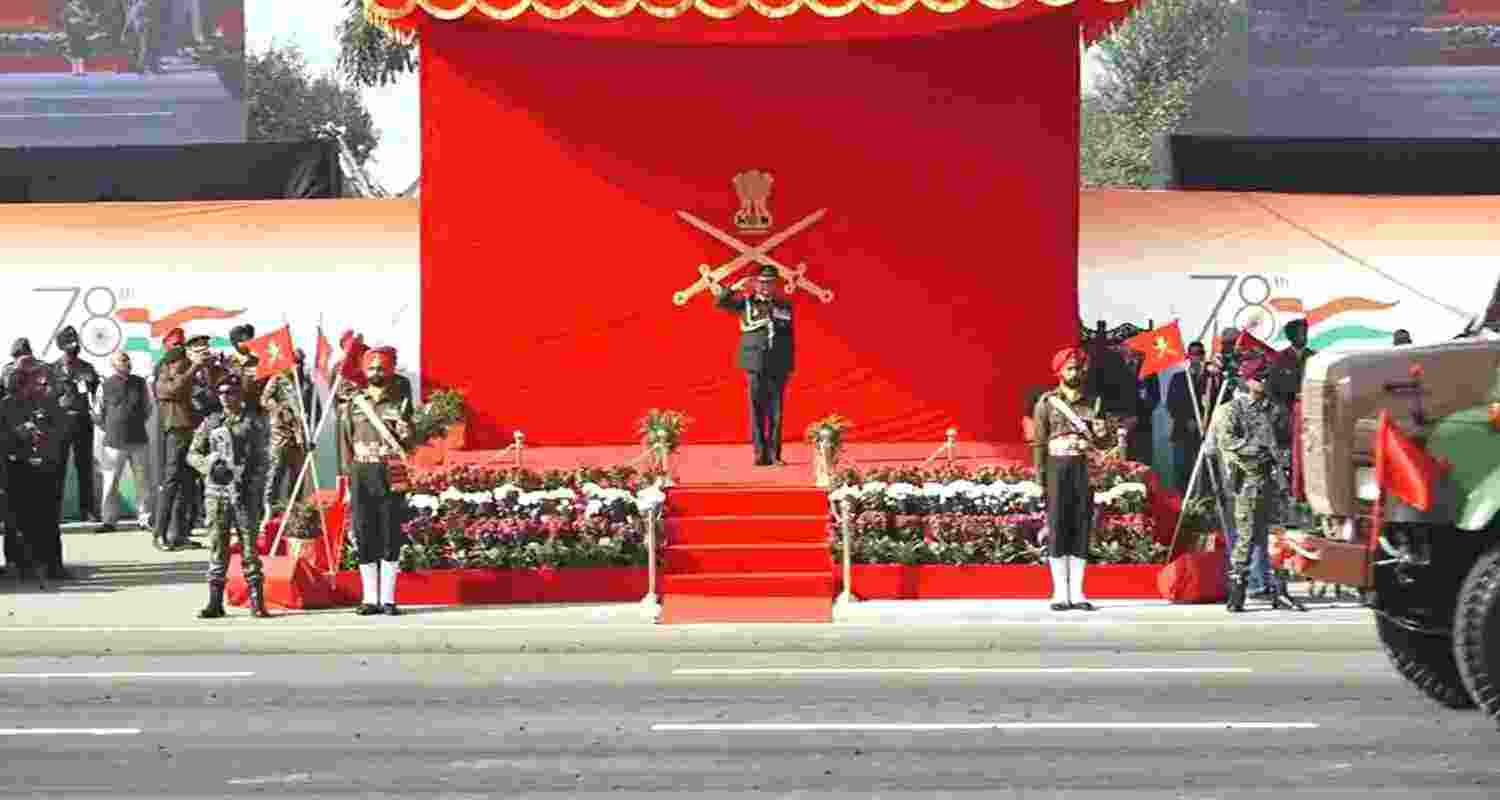 India marks its 78th Army Day with a grand parade in Jaipur for the first time India marks its 78th Army Day with a grand parade in Jaipur for the first time