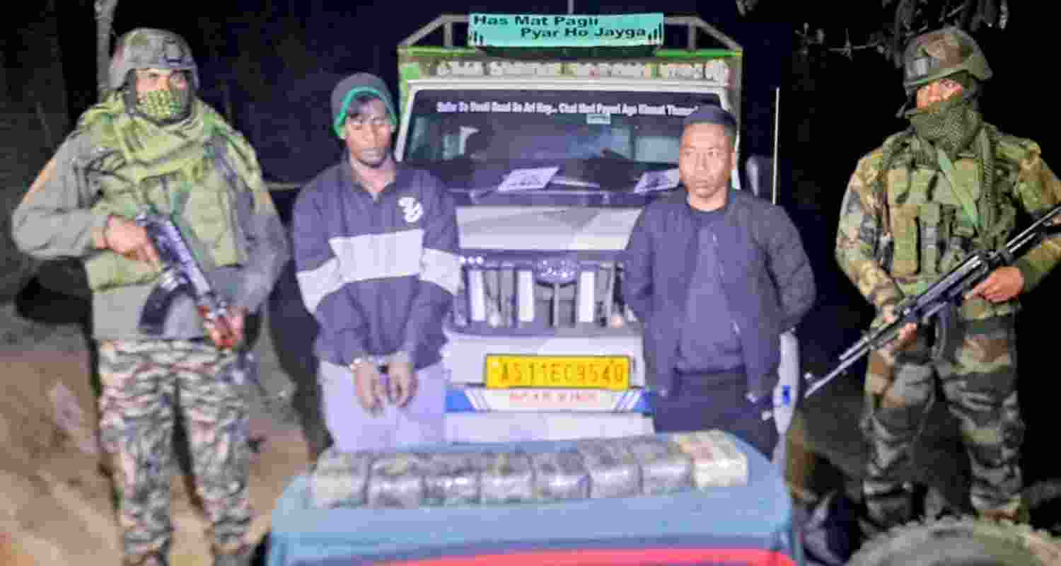 Assam Rifles bust ₹28 crore meth haul in Mizoram Assam Rifles bust ₹28 crore meth haul in Mizoram
