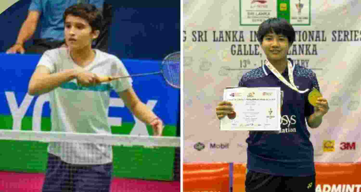 Unnati Hooda and (right) Isharani Baruah set up a women’s singles final clash at the Odisha Masters after registering contrasting semifinal victories. Unnati Hooda and (right) Isharani Baruah set up a women’s singles final clash at the Odisha Masters after registering contrasting semifinal victories.