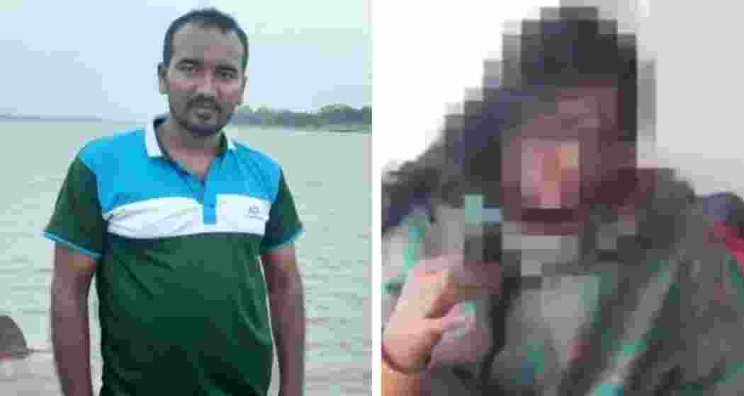 The Hindu man Rana Pratap Bairagi (left) was murdered, while the woman (right) was gang-raped in a brutal attack. The Hindu man Rana Pratap Bairagi (left) was murdered, while the woman (right) was gang-raped in a brutal attack.