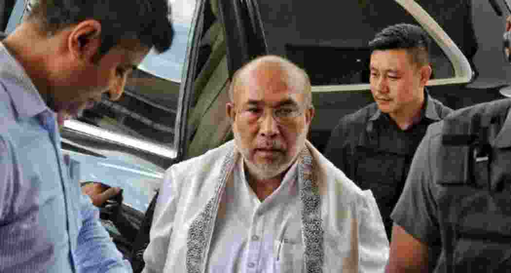 A file photo of former Manipur Chief Minister N Biren Singh. A file photo of former Manipur Chief Minister N Biren Singh.