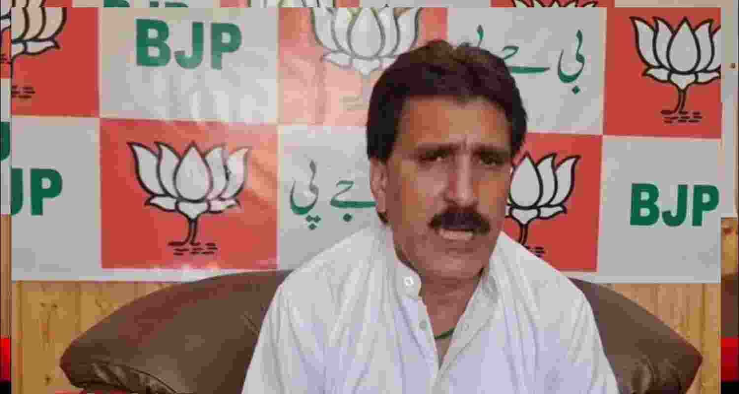 BJP spokesperson Altaf Thakur. BJP spokesperson Altaf Thakur.