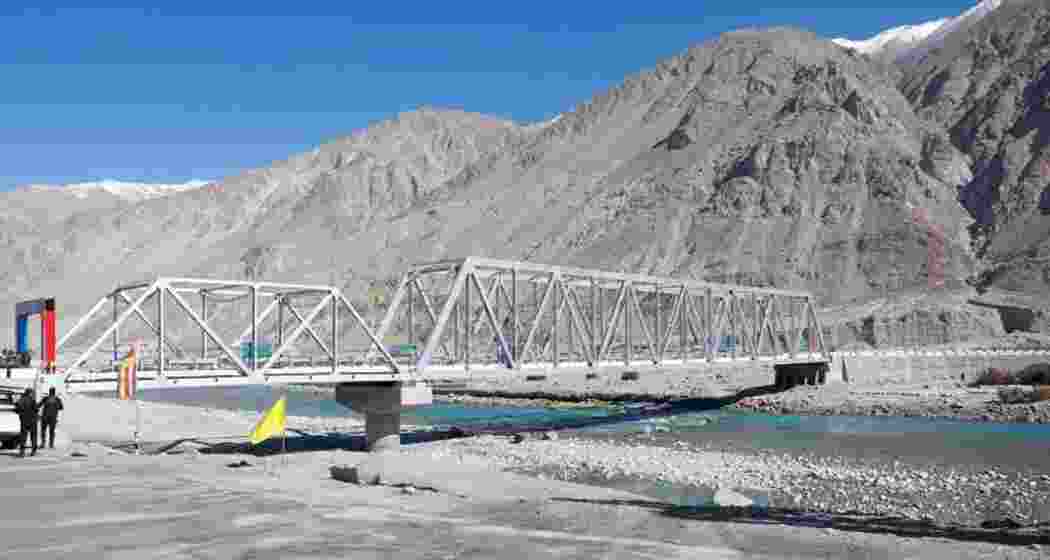 A road maintained by the BRO at the India-China border. A road maintained by the BRO at the India-China border.