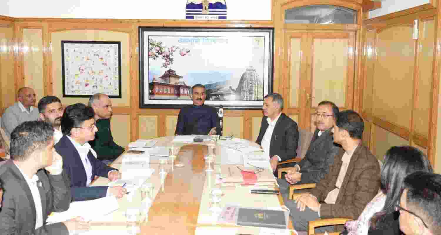 Chief Minister Thakur Sukhvinder Singh Sukhu. Chief Minister Thakur Sukhvinder Singh Sukhu.