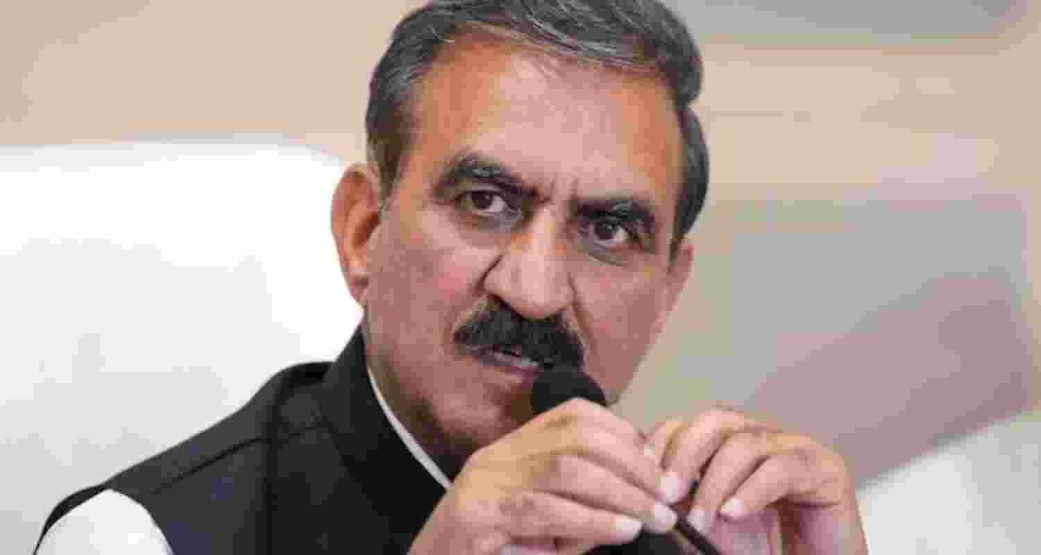 HP CM Sukhu.  HP CM Sukhu.
