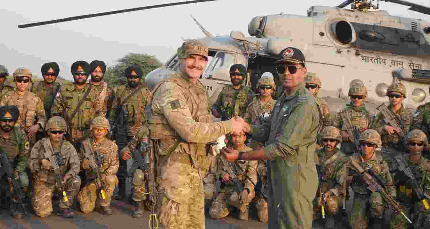 The Indian and British Armies concluded Exercise Ajeya Warrior. The Indian and British Armies concluded Exercise Ajeya Warrior.