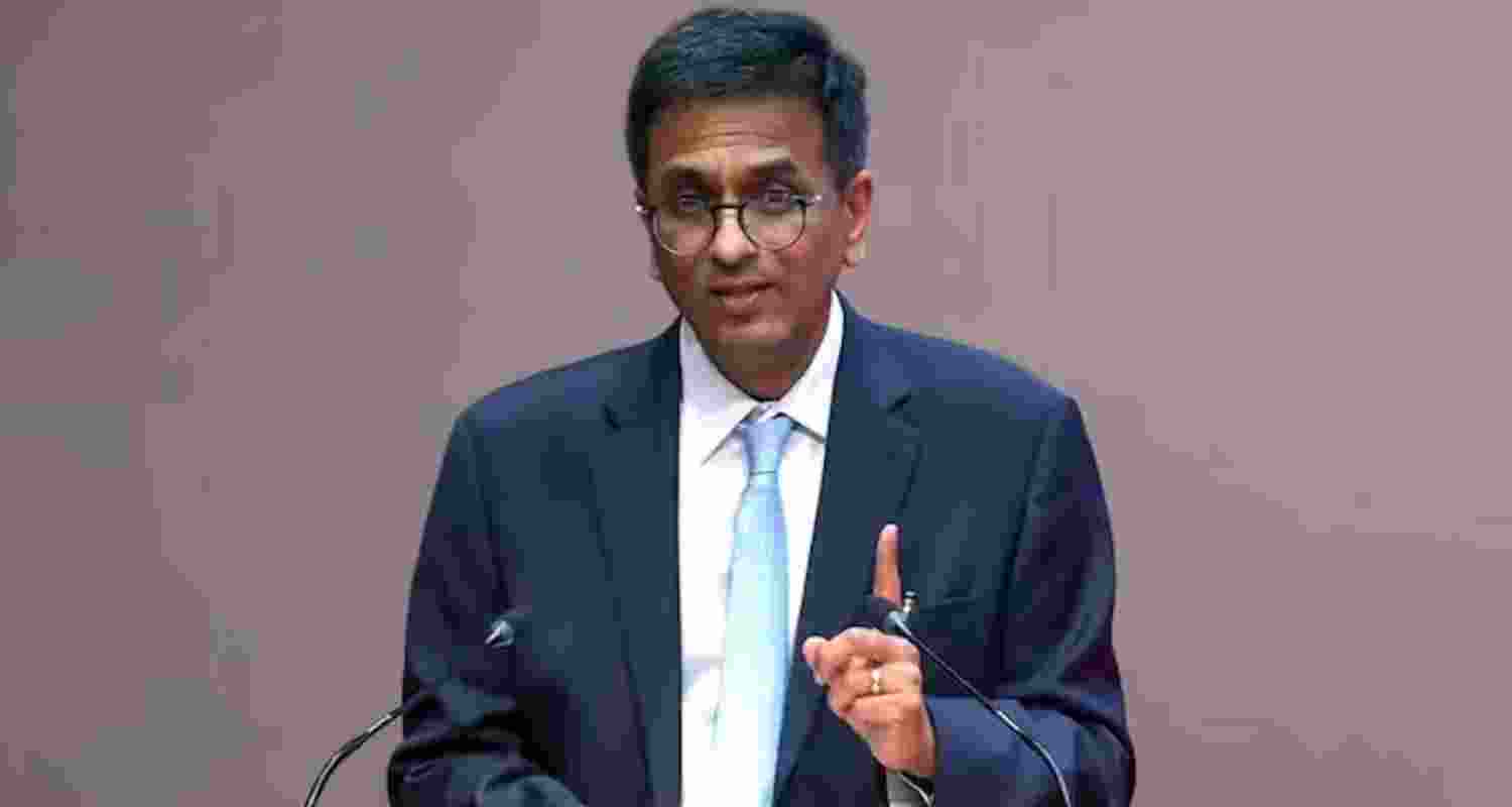 Former chief justice of India D Y Chandrachud. Former chief justice of India D Y Chandrachud.
