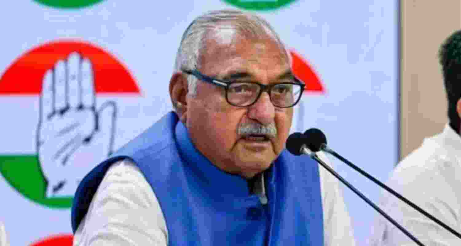 Former chief minister Bhupinder Singh Hooda.. Former chief minister Bhupinder Singh Hooda..