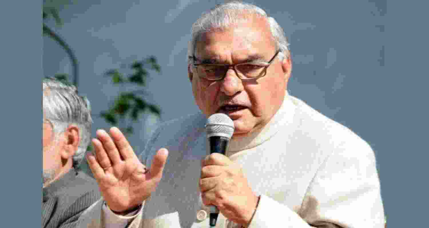Former Haryana Chief Minister Bhupinder Singh Hooda. Former Haryana Chief Minister Bhupinder Singh Hooda.